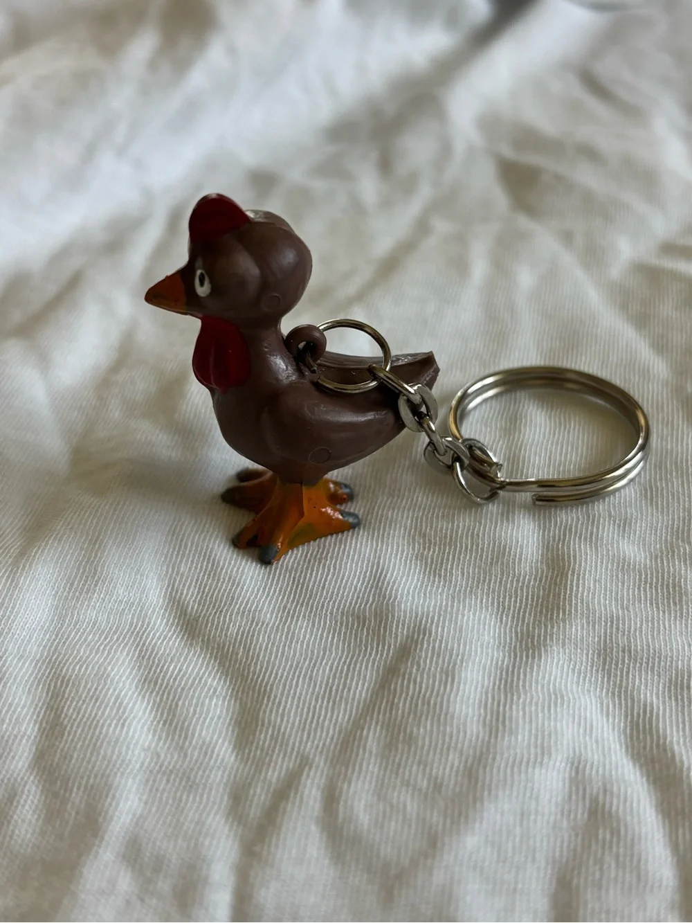Brown Chicken Keychain - Unbranded